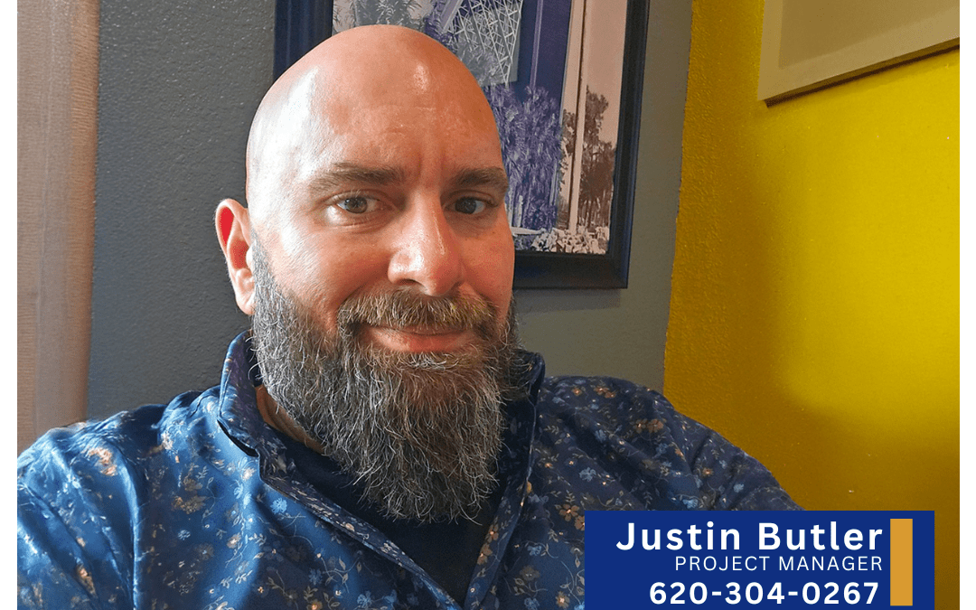 Meet Our Team. Justin Butler, project manager at Ridgeline Roofing in Joplin, MO