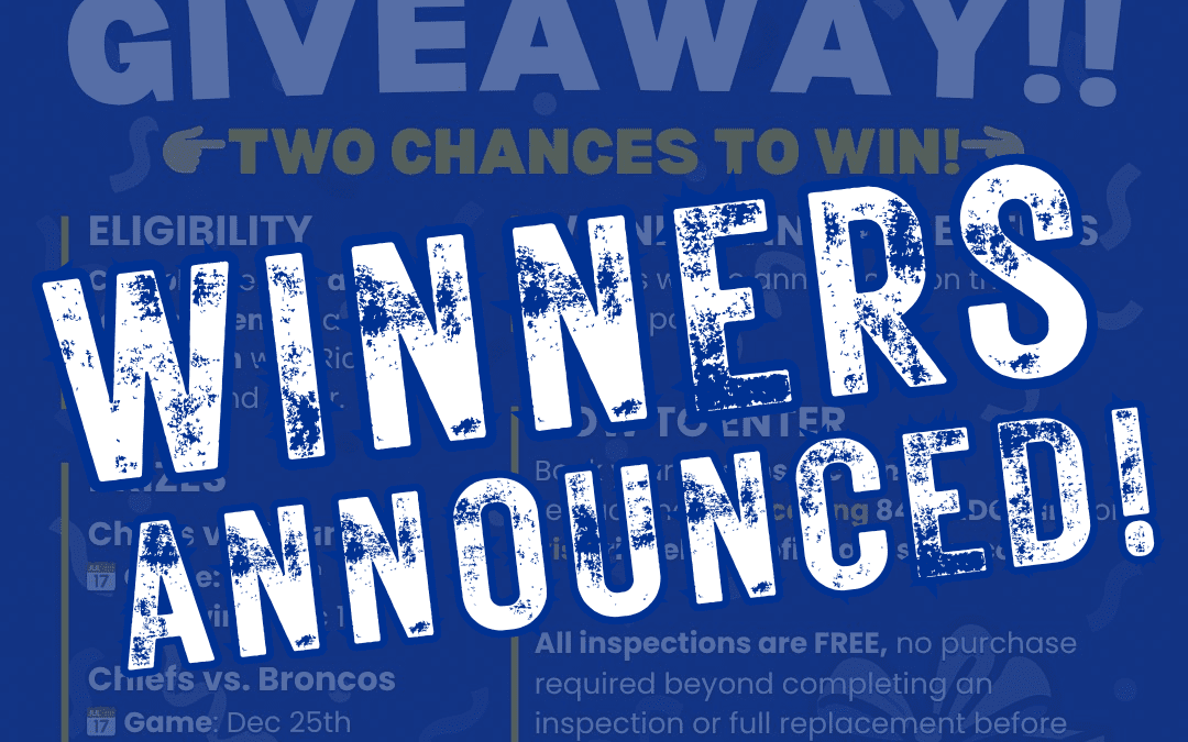 Ridgeline Roofing Chiefs Ticket Giveaway Winners Announced