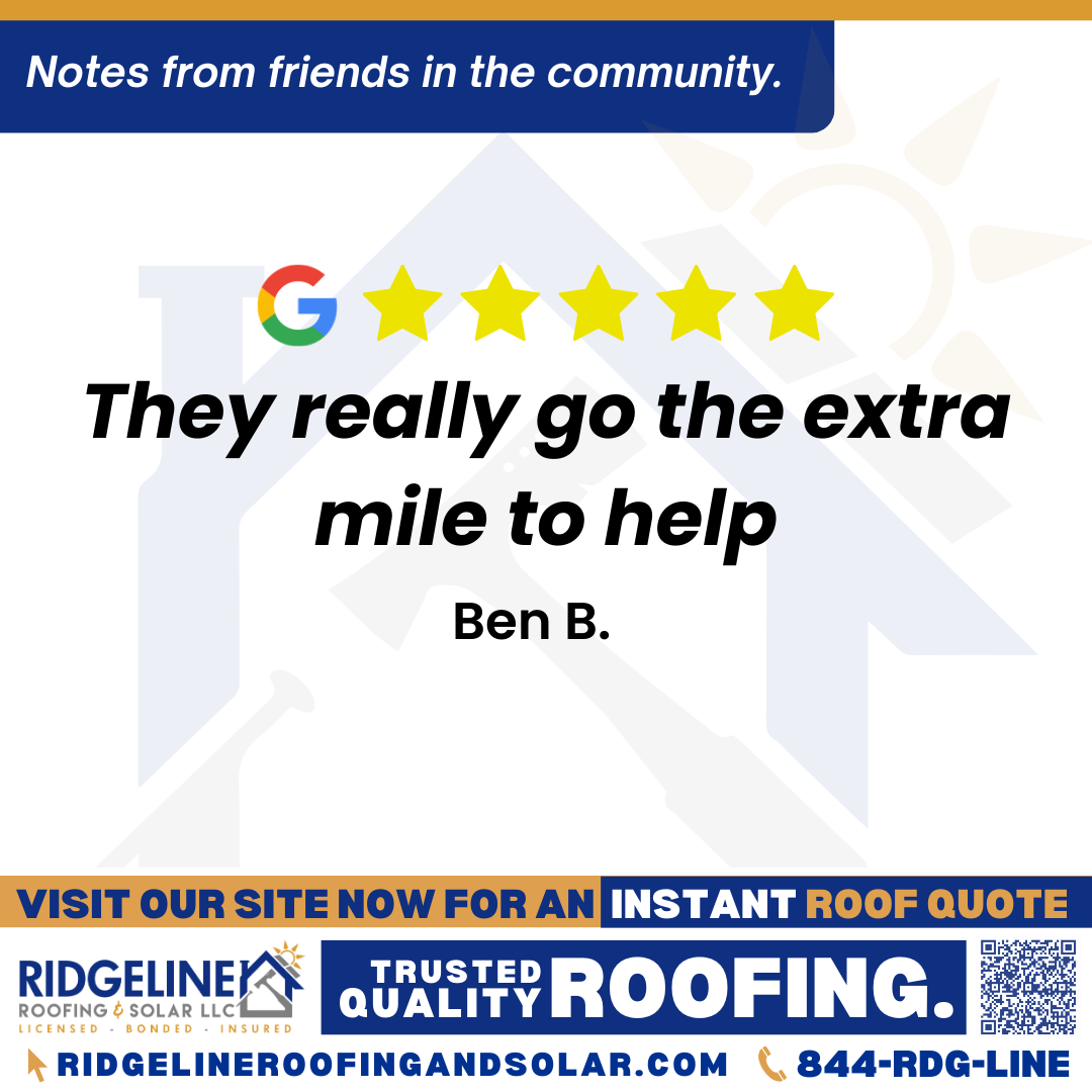 <h3>Customer Review</h3>
<em>Jim and team are always great to work with!  They really go the extra mile to help.</em>

- Ben B.

&nbsp;
<h3>From Team Ridgeline:</h3>
<em>=ai("create an SEO friendly reply to the following review: "&O26)</em>