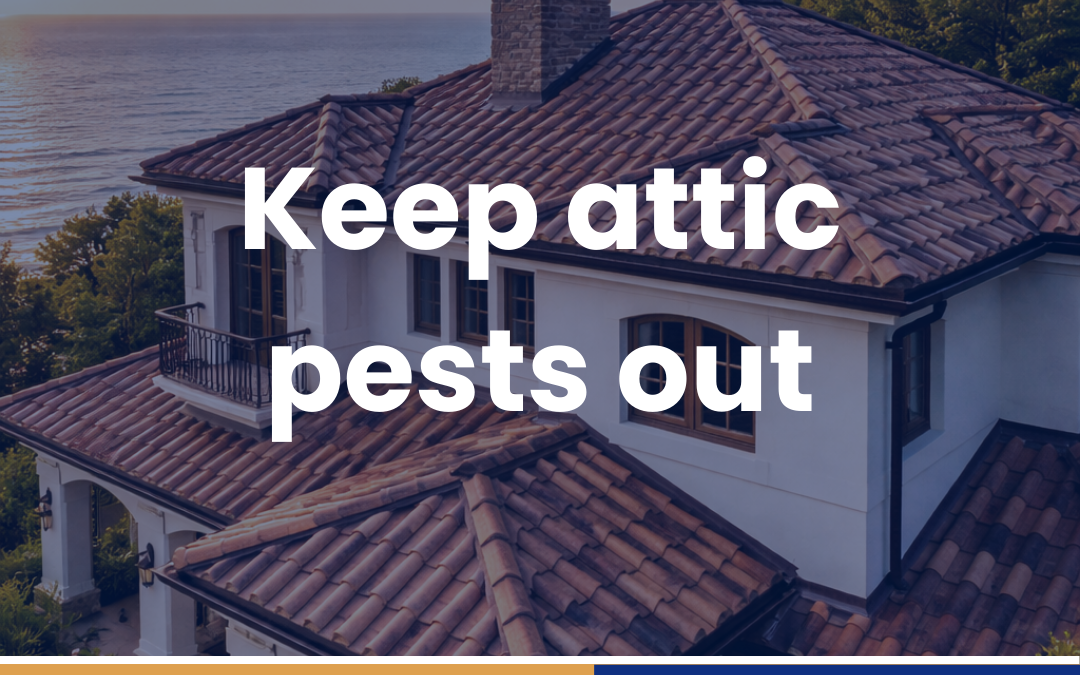 Keep attic pests out