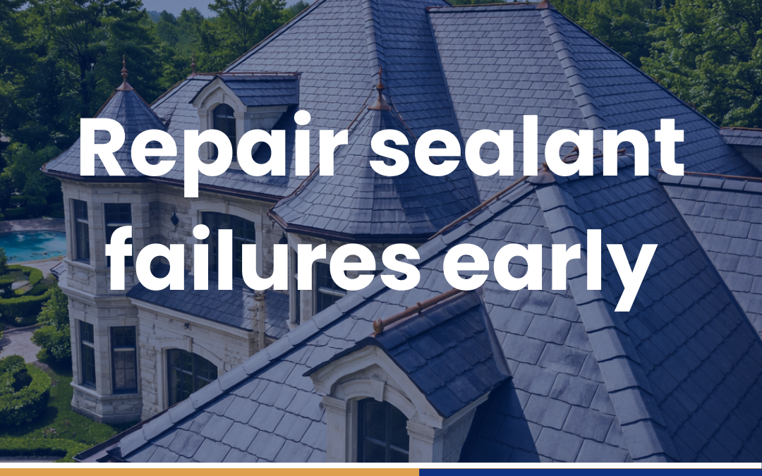 Repair sealant failures early