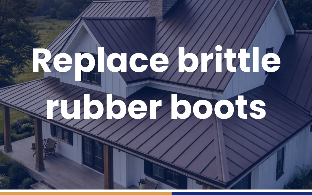Replace brittle rubber boots