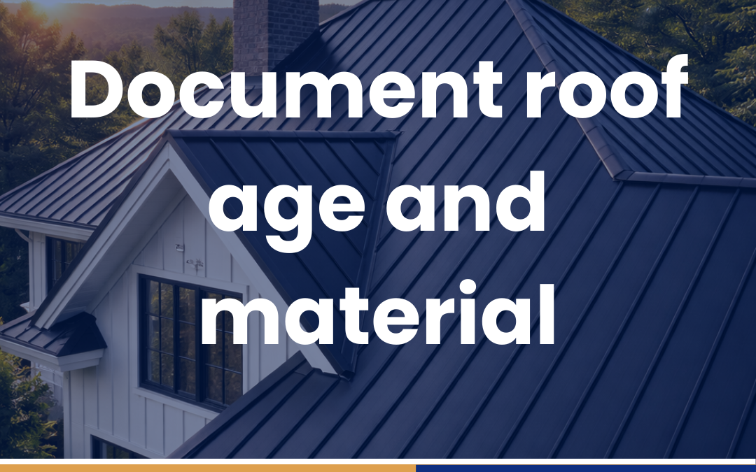 Document roof age and material