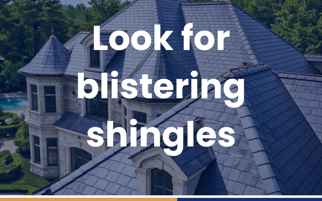 Look for blistering shingles