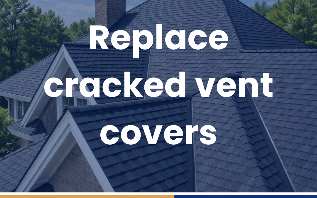 Replace cracked vent covers