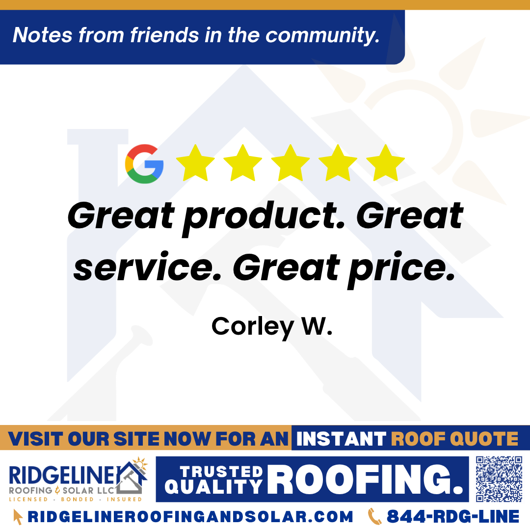 Great product. Great service. Great price. – Corley W. <h3>Customer Review</h3>
<em>Great product. Great service. Great price.</em>
- Corley W.
<h3>From Team Ridgeline:</h3>
<em>Thank you for your review and we are so glad to hear that you were satisfied! We strive to deliver great value and are happy to know we met your expectations!</em>